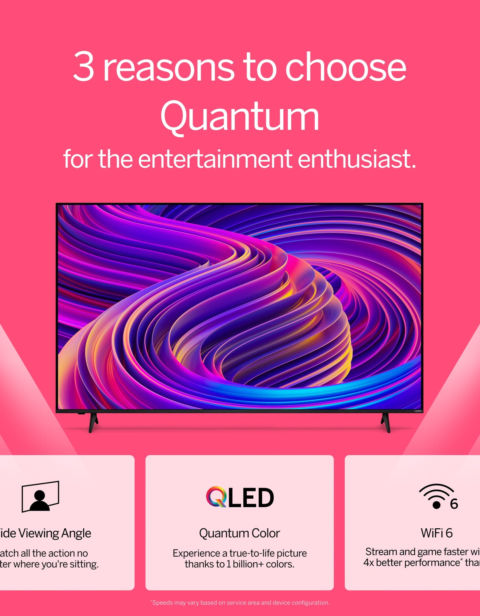 65" Class Quantum 4K QLED HDR Smart TV (NEW) M65Q6-L4